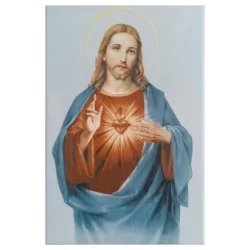 Sagrado Corazón de Jesús Imagen en Azulejo 20x30 cm