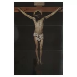 Cristo crucificado Imagen Mural 60x90 cm en azulejo