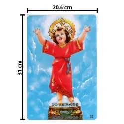 Divino Niño Jesús Imagen en azulejo