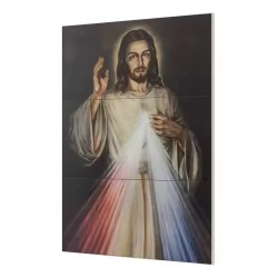 Divina Misericordia Imagen 60x90 cm en azulejo