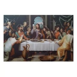Última Cena Imagen 60x90 cm en azulejo