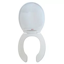 Asiento Sanitario WC Blanco Bisagras Ajustables