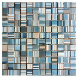 Malla Cerámica Decorativa Odin Azul 30x30cm Alcesa