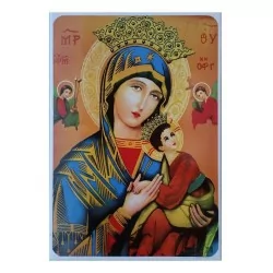 Nuestra Señora del Perpetuo Socorro Cuadro Imagen en Azulejo