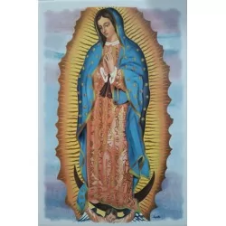 Virgen de Guadalupe Imagen en azulejos