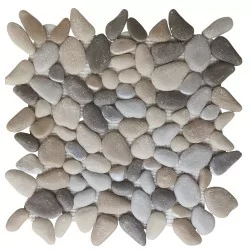 Malla Estilo Piedras decorativa Color Beige 27x27 cm