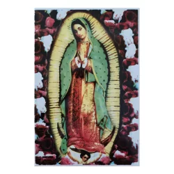 Virgen de Guadalupe Modelo Rosas Imagen en azulejo