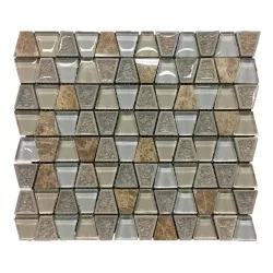 Tayazal Beige Malla decorativa para Pared 30x30 cm Alcesa