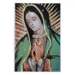 Imagen de la Virgen de Guadalupe en Azulejo Modelo Rayos