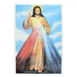 Imagen del Señor de la Misericordia en azulejo 31x45 cm - 
