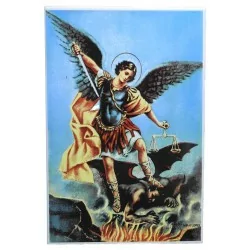 Imagen de San Miguel Arcangel en Azulejo 20x30 cm - 