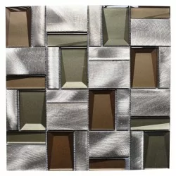 Malla Decorativa para Pared Tezumal Bronce 30x30 cm Alcesa