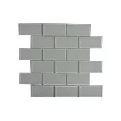 Malla de Vidrio Estilo Ladrillo Formato 5x10 cm Alcesa