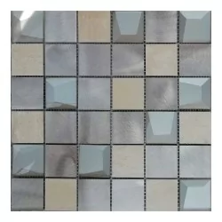 Malla decorativa para Pared Conkal Beige 30x30cm Alcesa - Alcesa