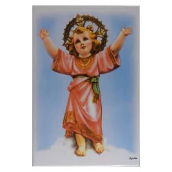 Divino Niño Jesús Imagen en azulejo 20x30 cm Marca Sigalta