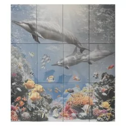 Mundo Marino Imagen 80x90 cm Imagen en azulejo