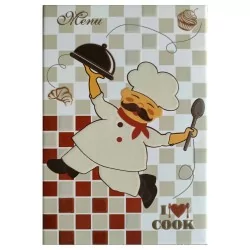 Chefsito Decorado Para Cocina Imagen En Azulejo 20x30cm