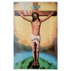 Cristo crucificado Imagen en Azulejo - Miraflores