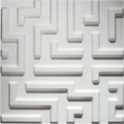 Panel decorativo 3D PVC D098 4 pzas 50x50 cm 1m2 - Decornamento