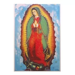 Virgen de Guadalupe Estrellitas Imagen en azulejo 31x45 cm - Miraflores