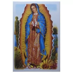 Virgen de Guadalupe Mod Cactus Imagen en azulejo 20x30 cm - Sigalta
